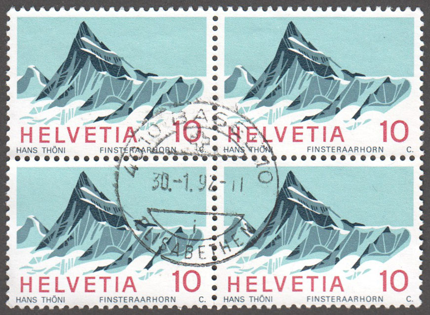 Switzerland Scott 479 Used Block - Click Image to Close